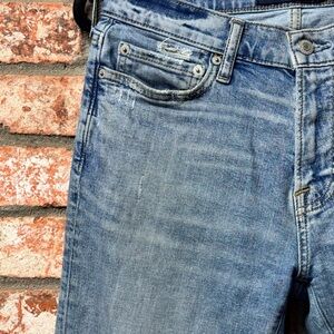Abercrombie & Fitch Women's Light Blue Skinny Jeans